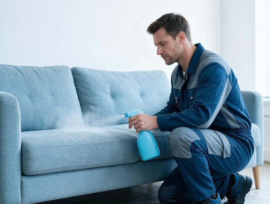 Upholstery pet urine stain removal couch