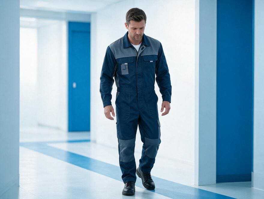 Hallway traffic lane carpet cleaning