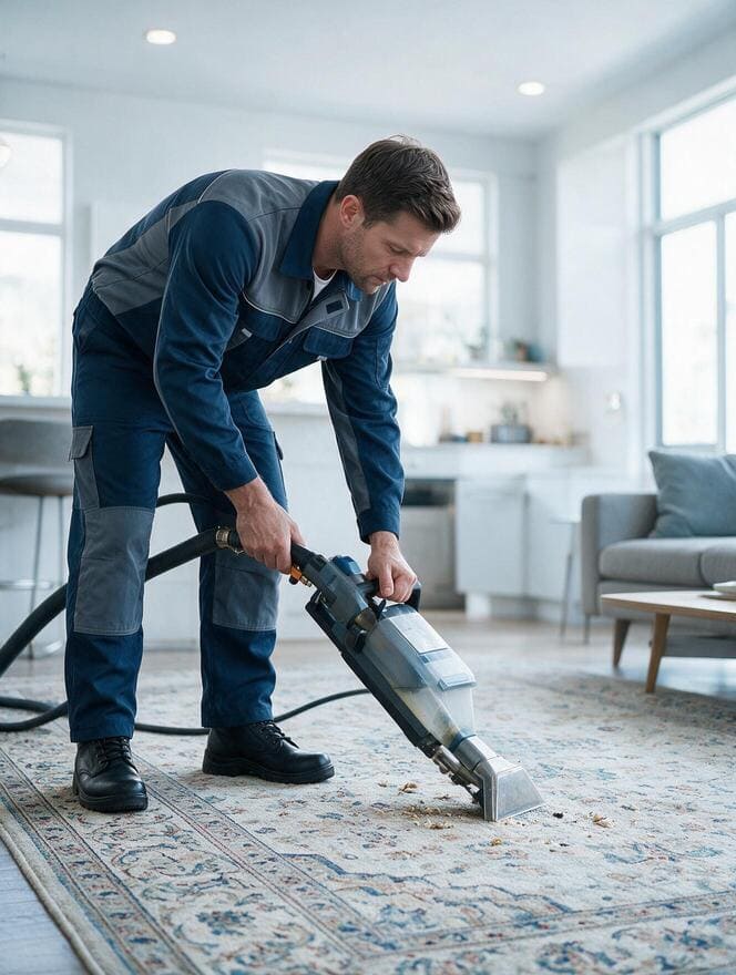 Delicate oriental area rug cleaning and extraction in San Jose CA