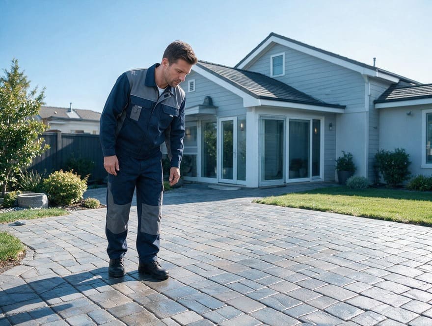 Spotless sealed paver patio and walkway San Jose